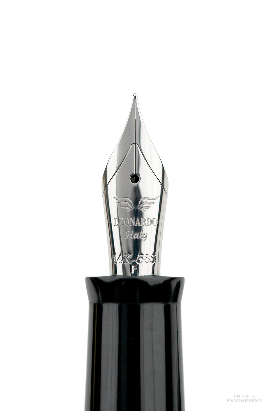 Leonardo Momento Zero Grande Art Deco Deep Black (Platinum Trims)