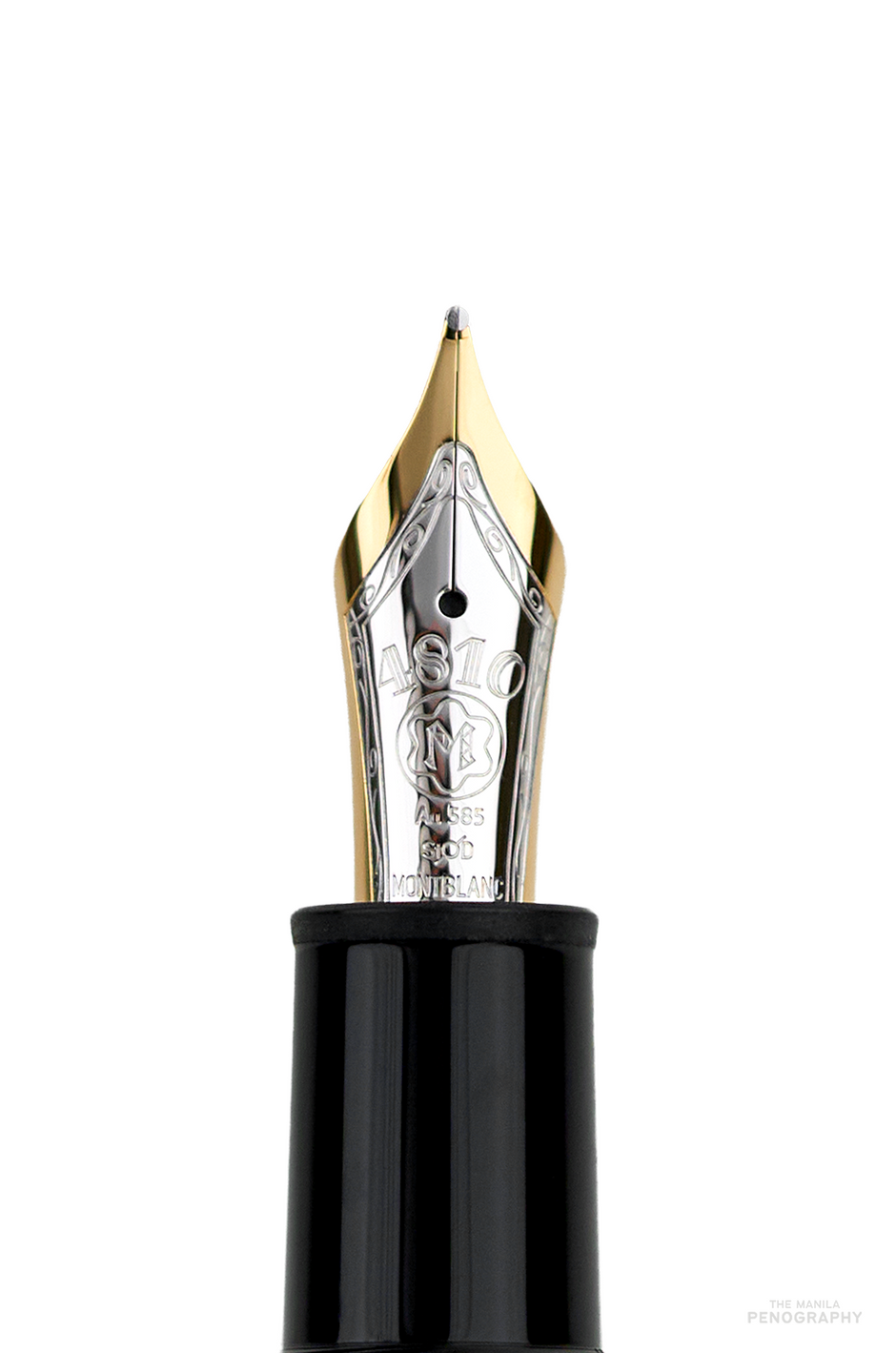 Montblanc 146 Black Gold Trim