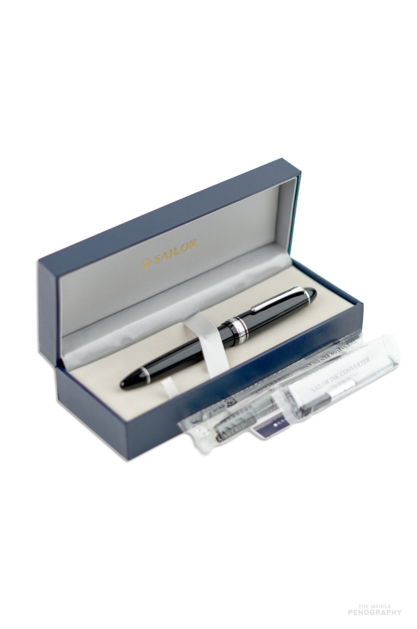 Sailor 1911L Black Platinum Trim
