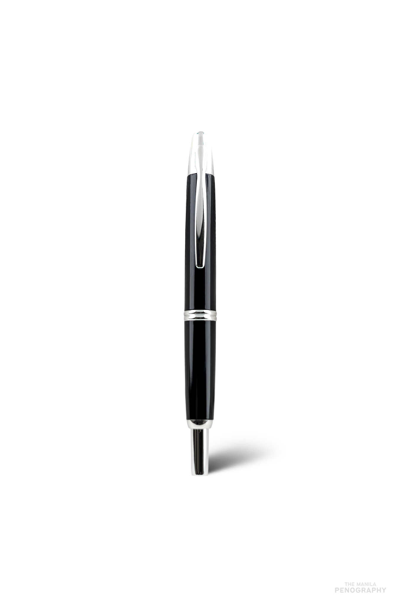 Pilot Vanishing Point Black Platinum Trim