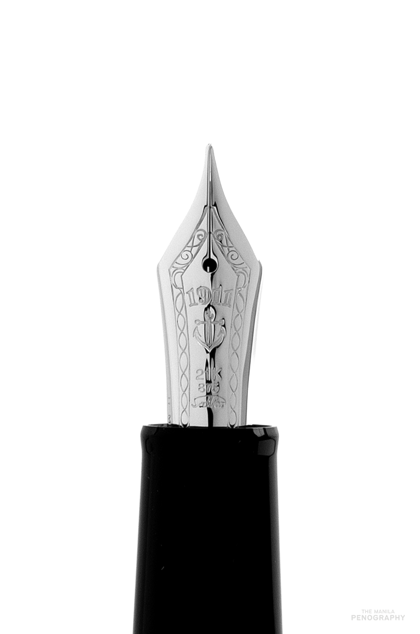 Sailor 1911L Black Platinum Trim