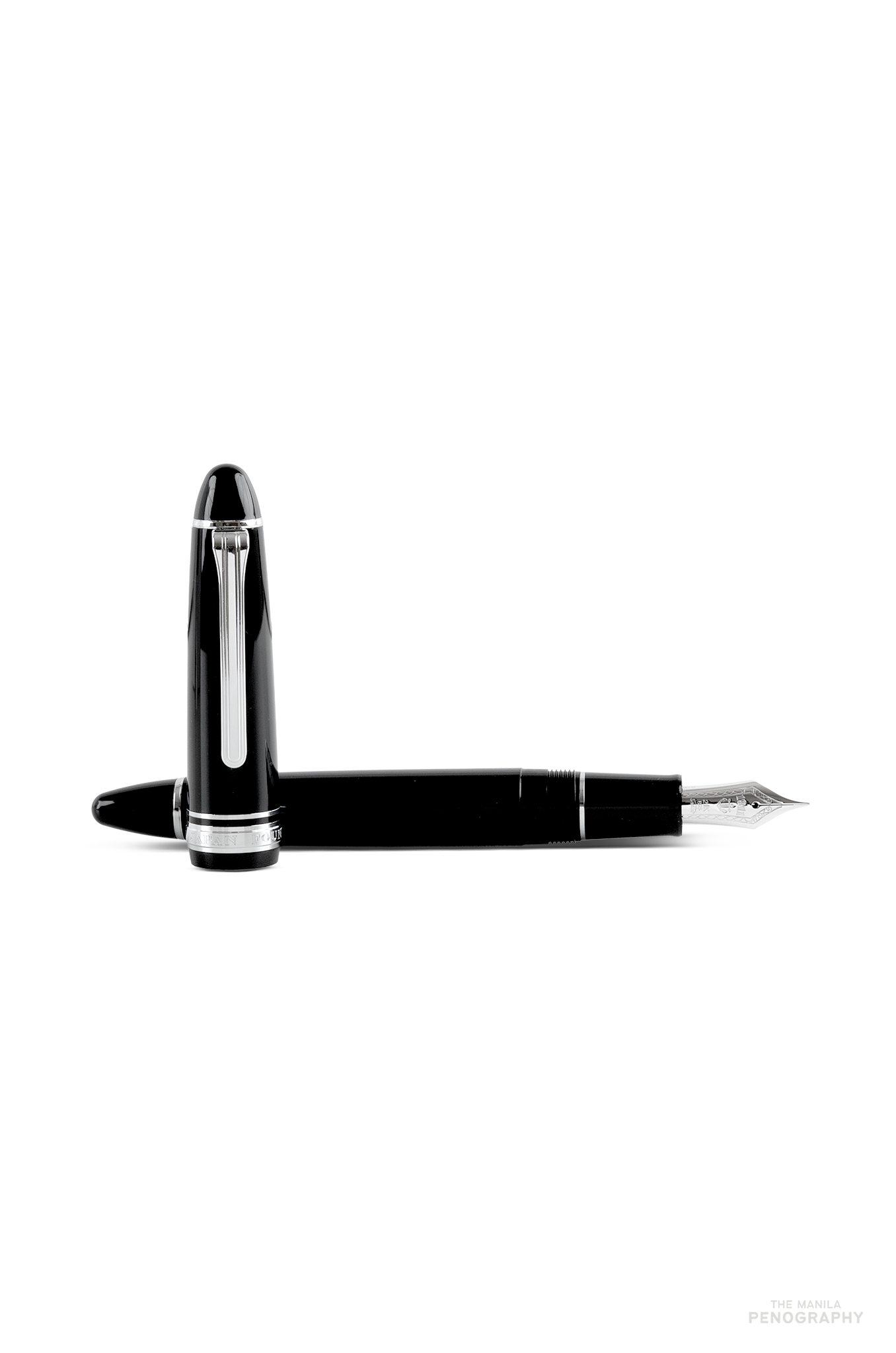 Sailor 1911L Black Platinum Trim